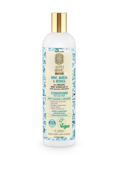 Natura Siberica mélytisztító frissítő hajkondicionáló zsíros hajra 400
ml