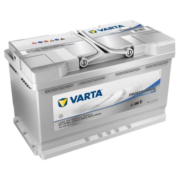 Autobaterie Varta Professional Dual Purpose AGM 80Ah, 12V, 800A, LA80|Varta