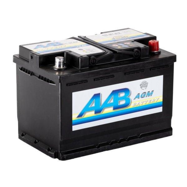 Autobaterie AAB AGM 70Ah, 12V, 720A|AAB