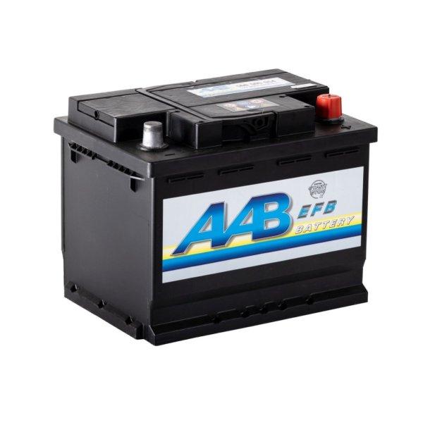 Autobaterie AAB EFB 60Ah, 12V, 640A|AAB