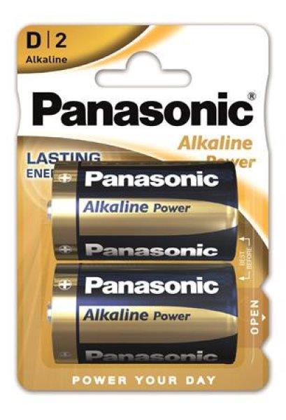 Elem, D góliát, 2 db, PANASONIC "Alkaline power"