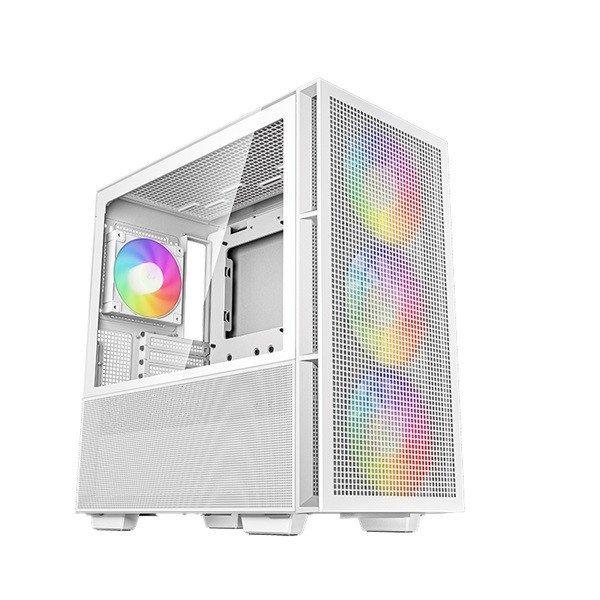 DeepCool Számítógépház - CH560 WH (fehér, ablakos, 1x12cm ventilátor,
Mini-ITX / Mico-ATX / ATX / E-ATX, 2xUSB3.0)