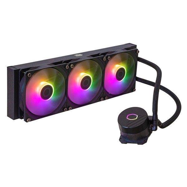 COOLER MASTER CPU hűtő MASTERLIQUID 360L CORE ARGB (vízhűtés), Univerzális
(Gyárilag összeszerelt kivitel), fekete