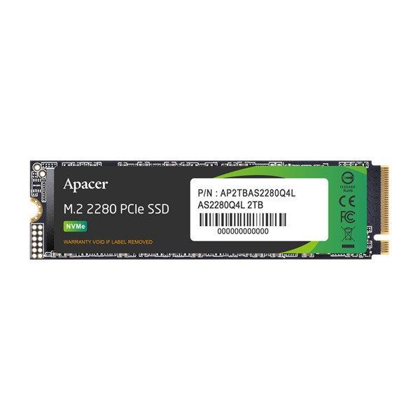 Apacer SSD AS2280Q4L Series - 512GB AP512GAS2280Q4L-1 (PCIe Gen4 x4, Olvasás:
550 MB/s, Írás: 520 MB/s)