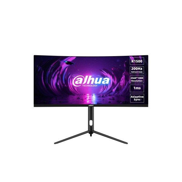 Dahua Monitor 30" Gaming - LM30-E330CA (VA; 21:9; 2560x1080; 1ms; 200Hz;
250cd; HDMIx2; DPx2; Mag.áll.; Ívelt)