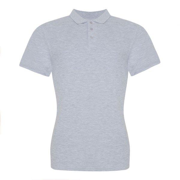 JP100F rövid ujjú Női galléros póló Just Polos, Heather Grey-2XL