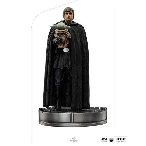 Szobor Luke Skywalker and Grogu The Mandalorian Art Scale 1/10 (Star Wars)