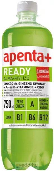 Apenta szénsavmentes üditőital 0,75L + Ready (zöld)