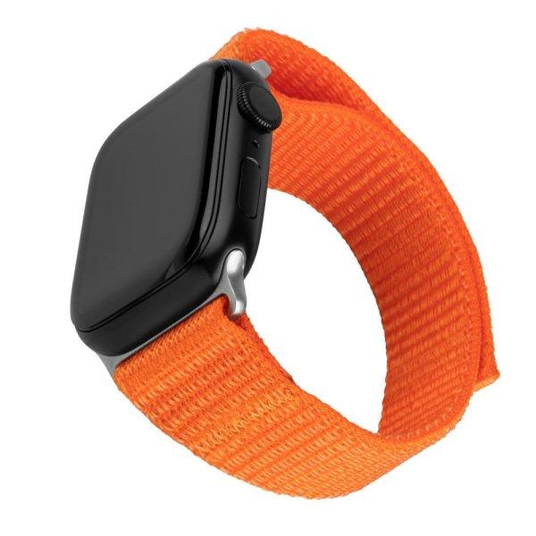 FIXED nylon sportos óraszíj Apple Watch Ultra 49mm-es okosórához,
narancssárga FIXNST2-1029-OR