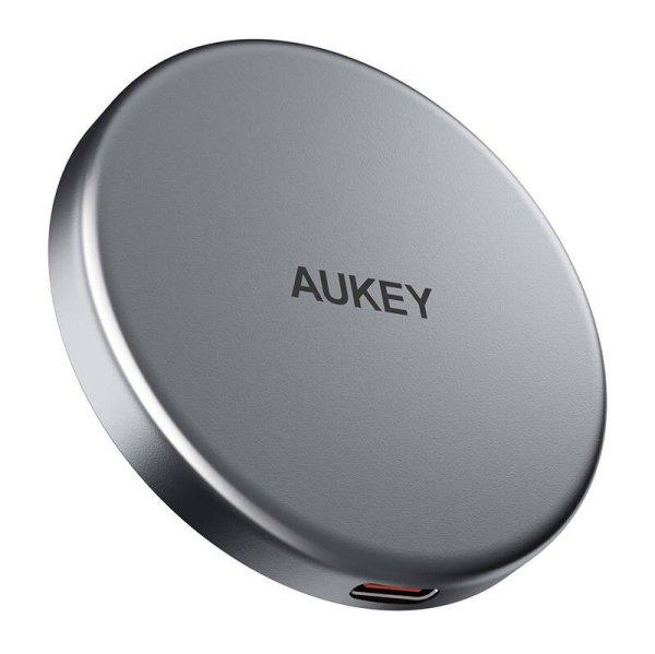 Aukey LC-MC10 vezeték nélküli töltő Qi2 15W - fekete