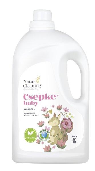 Csepke baby mosógél babapúder, hipoallergén 4 Liter