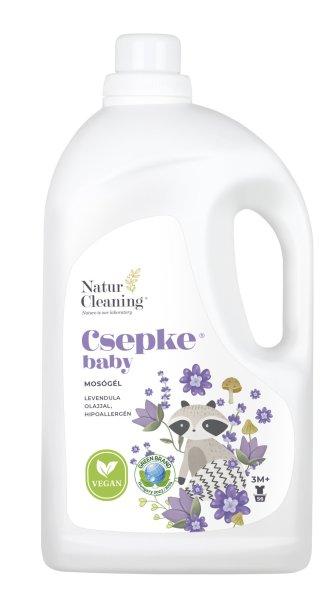 Csepke Baby mosógél levendula olajjal 3m+ 4 Liter