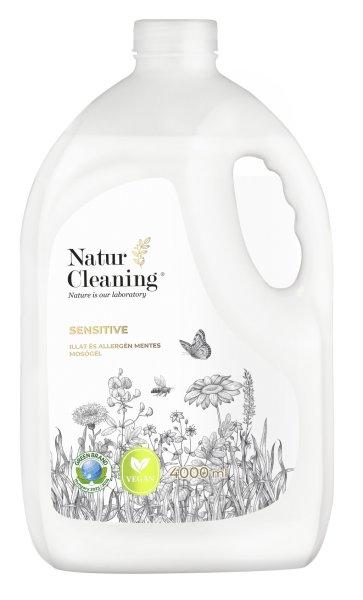 Naturcleaning Sensitive Illat,- és allergénmentes mosógél 4 Liter