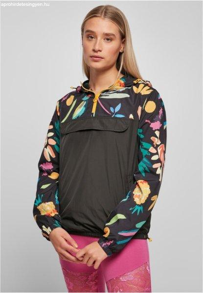 Urban Classics Ladies Mixed Pull Over Jacket blackfruity