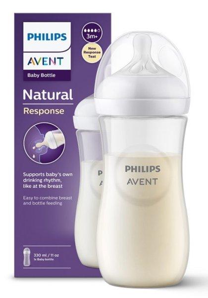 Philips AVENT SCY906/01 Natural Response cumisüveg 330 ml, 3hó+