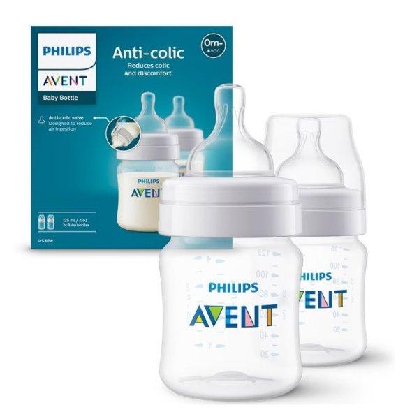 Philips AVENT Hasfájáscsökkentő cumisüveg 2 db SCY100/02 125 ml 0+