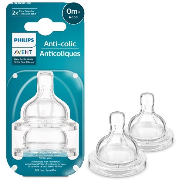 Philips AVENT SCY761/02 Etetőcumi Anti-colic újszülött átfolyás 0hó+ 2 db