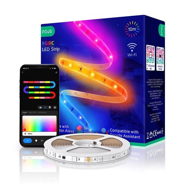 NOUS F5 Smart WiFi LED szalag 10 m RGB+IC