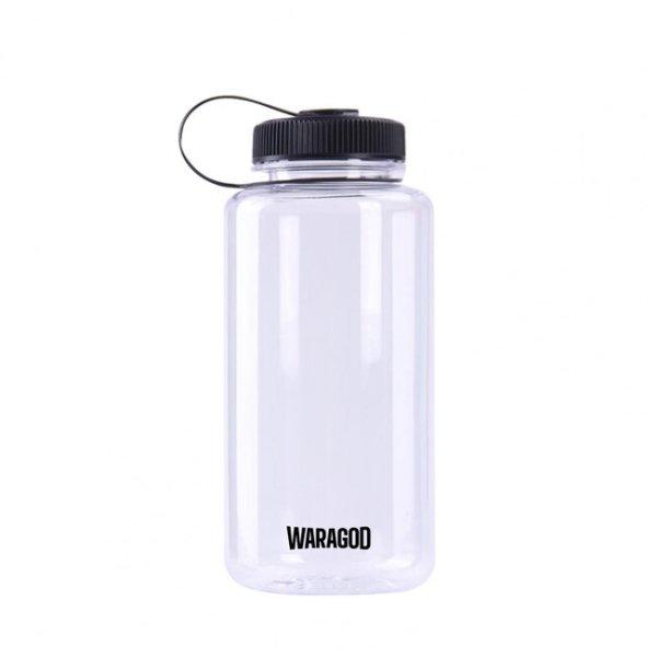 WARAGOD Széles sportpalack Aesir 1000 ml, átlátszó