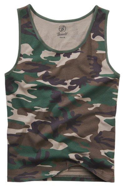 Brandit férfi tank top, woodland