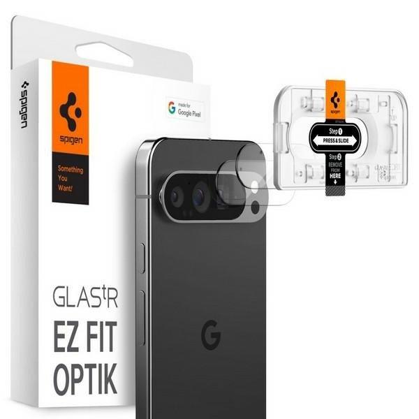 Spigen EZ FIT Optik.Tr Camera kamera lencse védő edzett üveg Google Pixel 9
Pro XL - 2 db