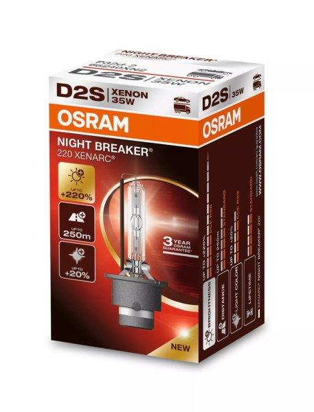 Osram D2S Night Breaker Laser +220% 66240XN2