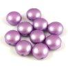 Candy - Cseh prselt ktlyuk gyngy - Pastel Purple - 8mm