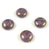 Candy - Cseh prselt ktlyuk gyngy - Amethyst Bronze Luste