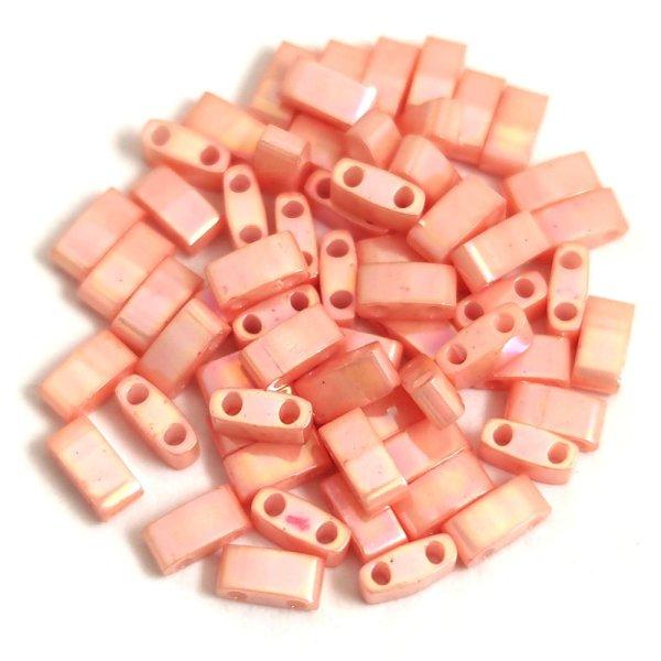 Miyuki féltila gyöngy - 596 - Peach Luster - 2.3x5mm