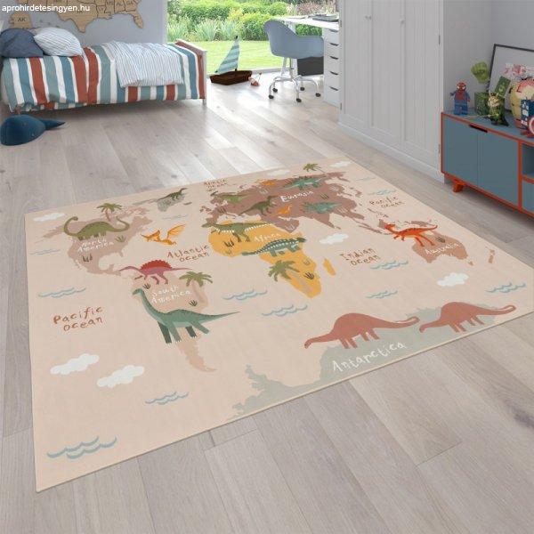 Csúszásmentes állatos gyerekszőnyeg dinoszaurusz - színes gyerekszoba
szőnyeg 200x290 cm