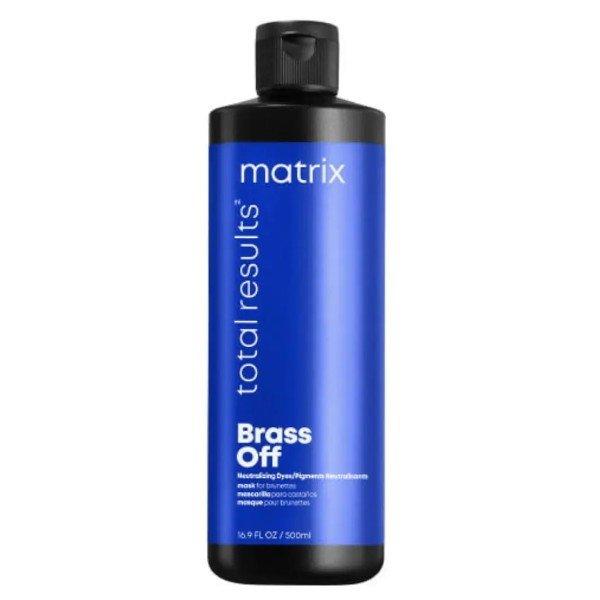 Matrix Sárga és sárgaréz tónusokat
semlegesítő hajmaszk Brass Off (Neutralizing Mask) 500 ml