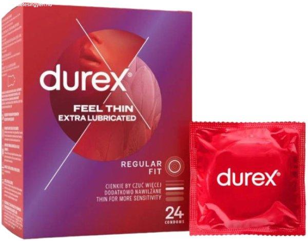 Durex Feel Thin Extra Lubricated - vékony óvszer (24db)