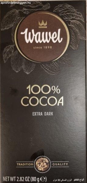 Wawel Premium 100% kakaótartalmú csokoládé 80g