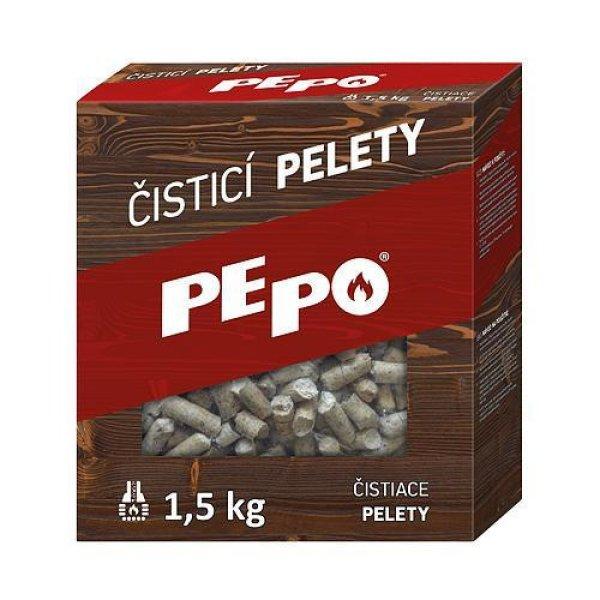 Tisztító pellett PE-PO® 1,5 kg-os, koromeltávolító füstcső,
kályhákhoz, kéményekhez