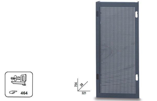 BETA 3700/PFL Perforált oldalpanel a C37 fiókos szerszám kocsihoz