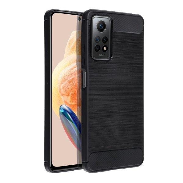 Xiaomi Redmi Note 11 / Note 11S 4G / Poco M4 Pro 4G szilikon tok, hátlap tok,
fekete, Carbon fiber