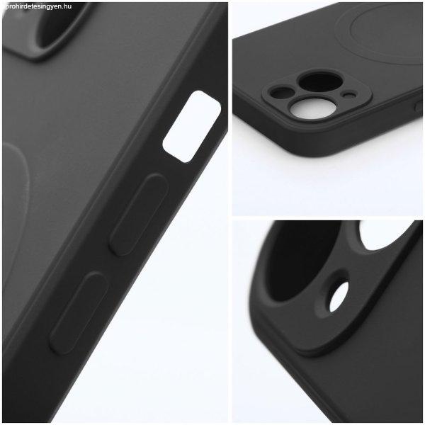 SILICONE MAG COVER MagSafe-kompatibilis tok iPhone 16 - fekete