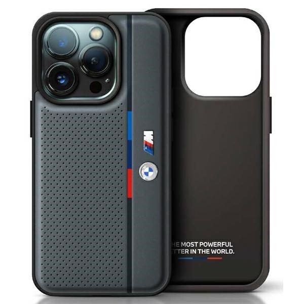 BMW BMHCP16S23PUPVA M Perforated Tricolor Detail Line tok iPhone 16 -
antracitszürke