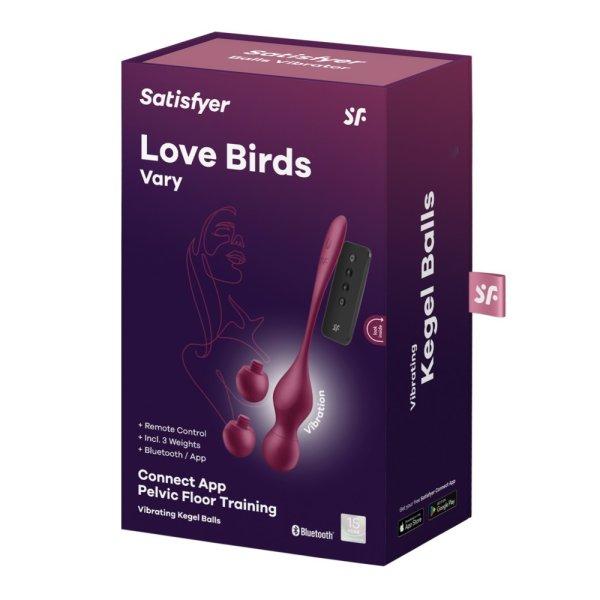  Love Birds Vary Connect App wine red 