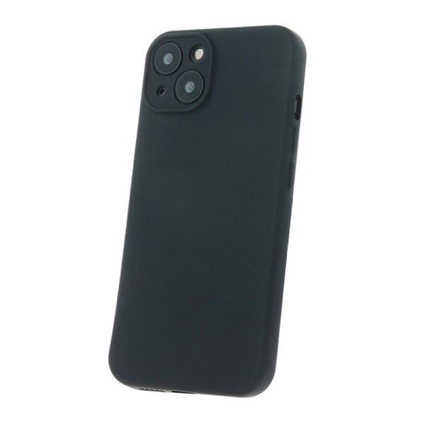 Silicon Case - Apple iPhone 15 (6.1) fekete szilikon tok