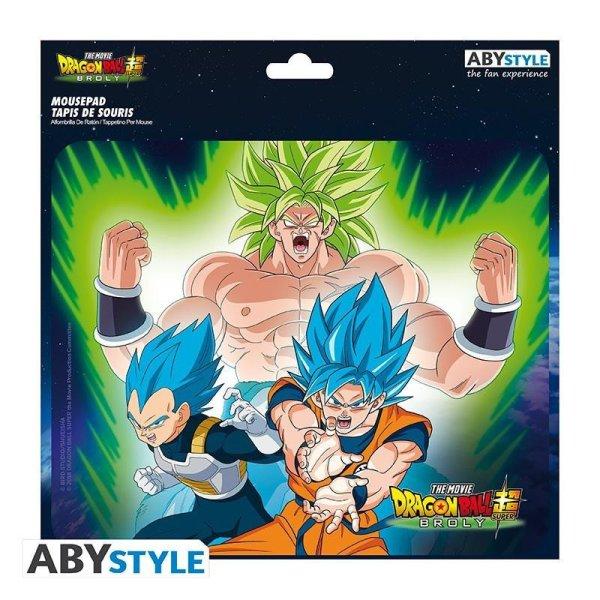 DRAGON BALL Rugalmas egérpad - Broly vs Goku (23,5 x 19,5 cm)