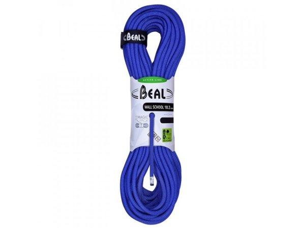 Beal mászókötél Wall School Unicore 10.2 mm, kék 200 m