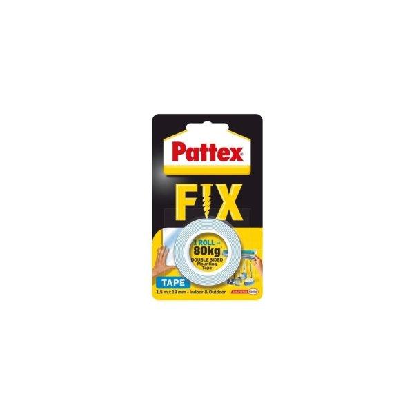 Ragasztószalag kétoldalas, 19mmx1,5 m, Henkel Pattex Fix 80 kg