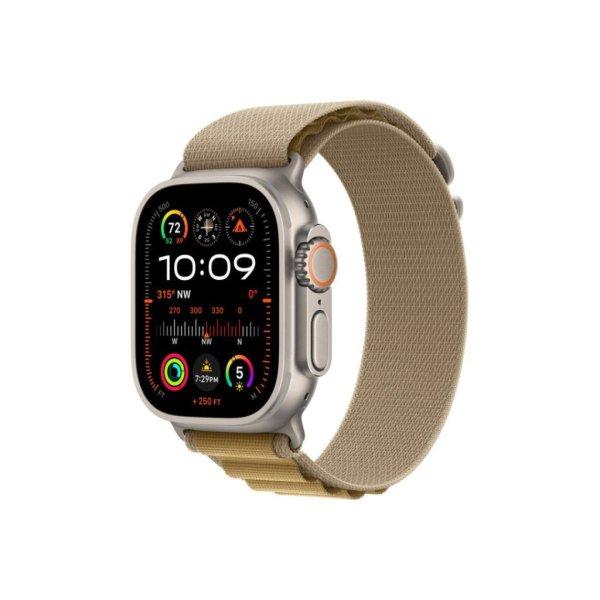 Apple Watch Ultra 2 v2 Cellular 49mm Natural Titanium Case with Tan Alpine Loop
L