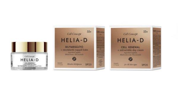 Helia-D cell concept 55+ sejtmegújító+ránctalanító nappali krém 50 ml