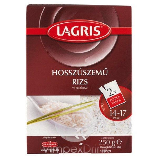 PODRAVKA LAGRIS RIZS ELŐFŐZ.HOSSZÚSZ.FŐZŐTA.250G