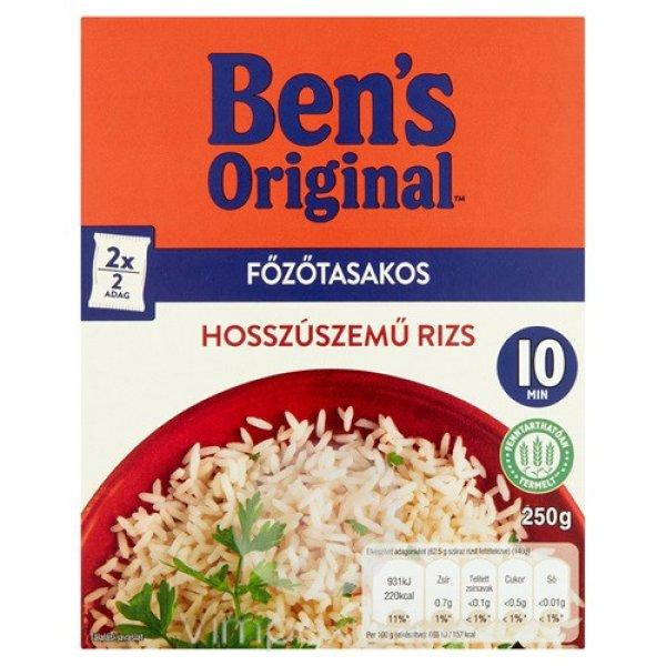 UNCLE BENS 10 PERCES RIZS FŐZŐTAS. 250G