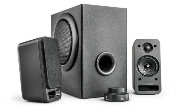 wavemaster MX3+ 2.1 Stereo Speaker System Black