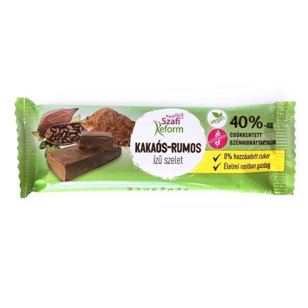 Szafi Reform kakaós-rumos ízű szelet 25 g