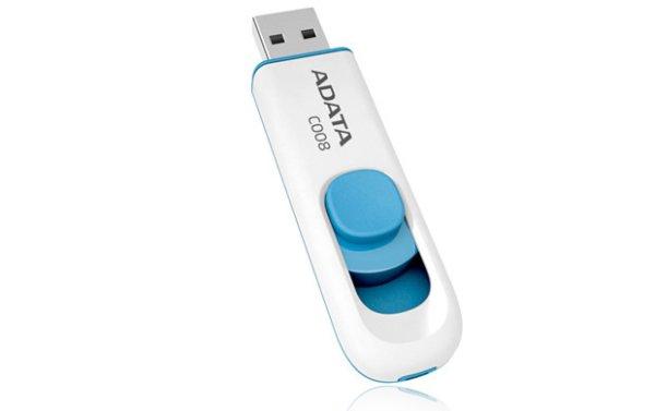 A-Data 16GB Flash Drive C008 White